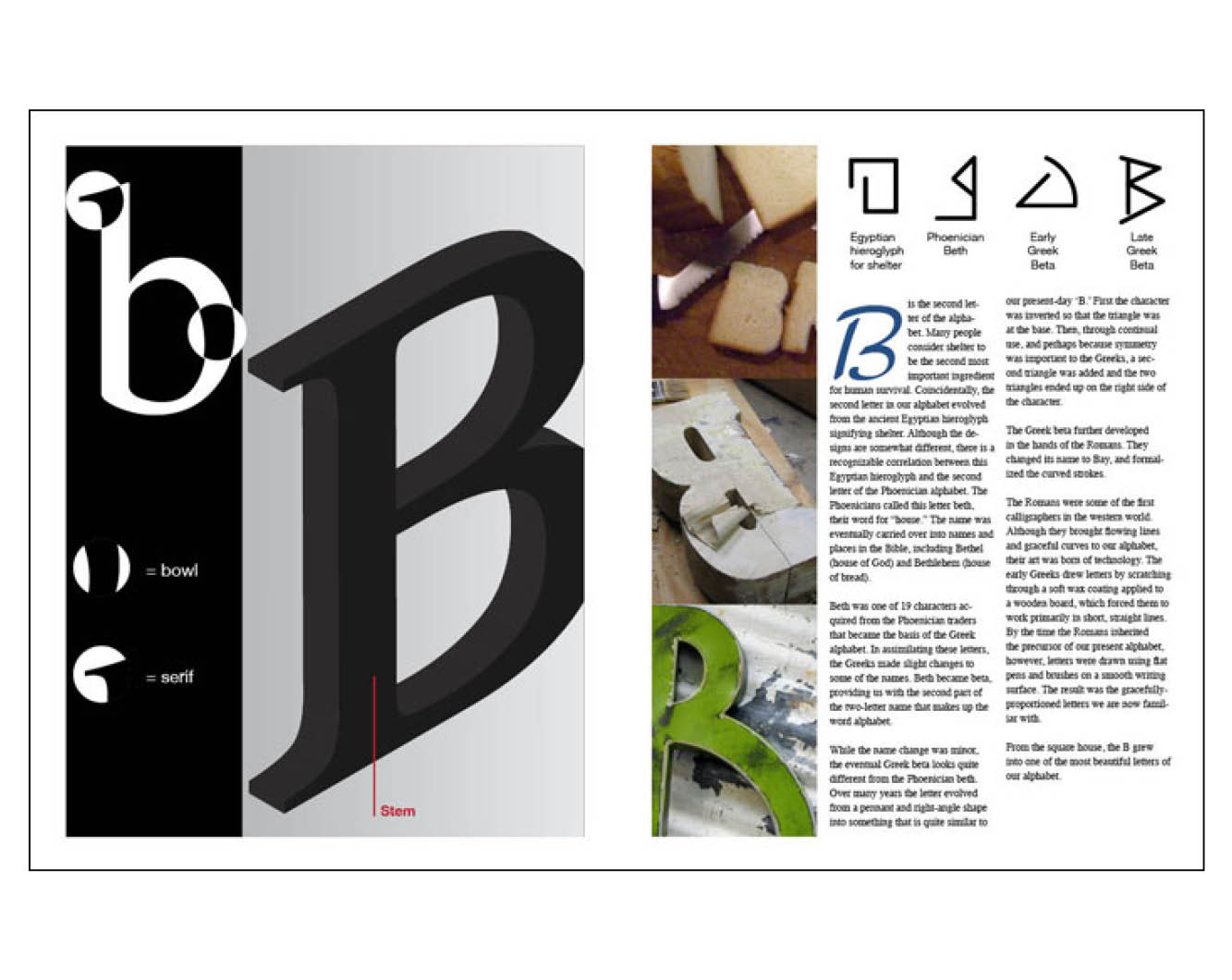 Slide: Letterforms - B