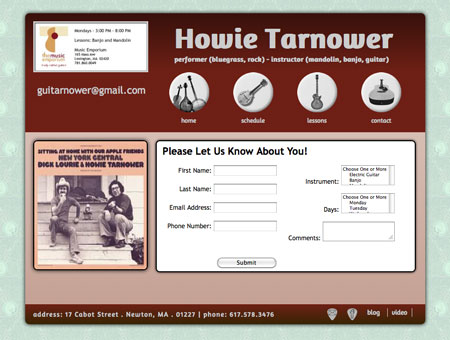 Slide: Howie Tarnower - Contact