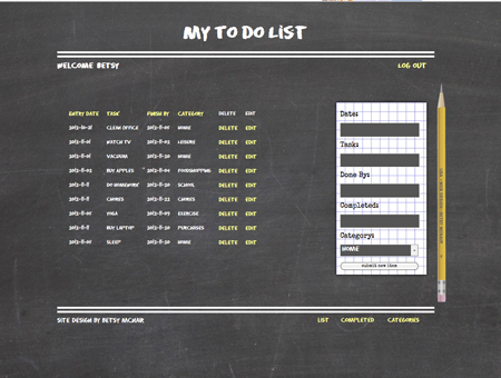 Slide: To Do List - List