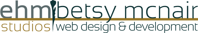 ehm studios betsy mcnair web design and development